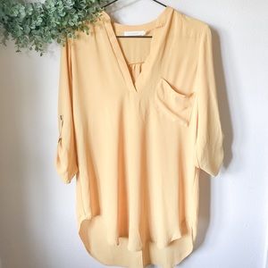 Lush Yellow Gold Tunic Top